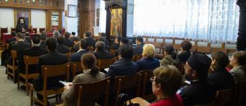 Şedinţa de constituire a Adunării generale a Casei de Ajutor Reciproc din Arhiepiscopia Dunării de Jos Şedinţa de constituire a Adunării generale a Casei de Ajutor Reciproc din Arhiepiscopia Dunării de Jos