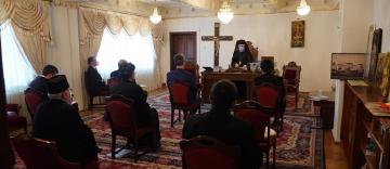 Şedinţa de lucru a Consiliului Eparhial al Arhiepiscopiei Dunării de Jos Şedinţa de lucru a Consiliului Eparhial al Arhiepiscopiei Dunării de Jos