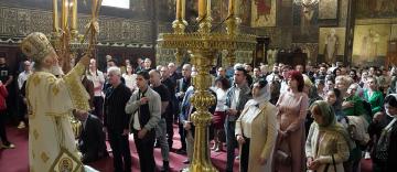 Slujire arhierească în Duminica Sfântului Cuvios Ioan Scărarul la Catedrala Arhiepiscopală din Galați