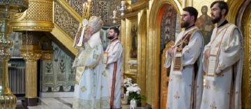 Slujire arhierească la Catedrala Arhiepiscopală din Galaţi
