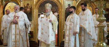 Slujire arhierească la Catedrala Arhiepiscopală din Galaţi
