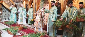 Praznicul Floriilor la Catedrala Arhiepiscopală din Galaţi Praznicul Floriilor la Catedrala Arhiepiscopală din Galaţi