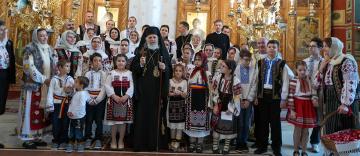 Comuniune pascală şi filantropie la Catedrala „Naşterea Domnului“ din Brăila Comuniune pascală şi filantropie la Catedrala „Naşterea Domnului“ din Brăila