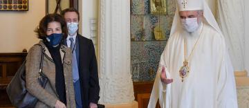 Noua ambasadoare a Franţei în vizită de prezentare la Patriarhia Română Noua ambasadoare a Franţei în vizită de prezentare la Patriarhia Română
