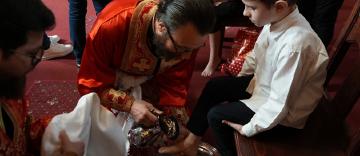 Rânduiala spălării picioarelor la Catedrala Arhiepiscopală din Galaţi Rânduiala spălării picioarelor la Catedrala Arhiepiscopală din Galaţi