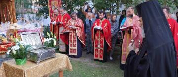 Procesiune cu Sfânta Cruce în municipiul Galaţi