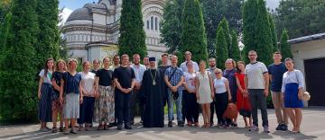 Vizita studenților germani în Eparhia Dunării de Jos Vizita studenților germani în Eparhia Dunării de Jos