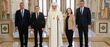 Președintele Parlamentului Republicii Moldova în vizită la Patriarhia Română Președintele Parlamentului Republicii Moldova în vizită la Patriarhia Română